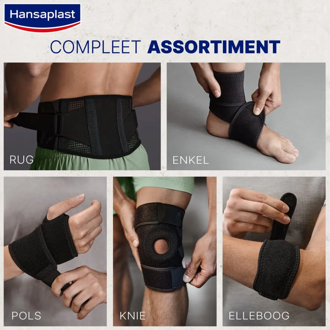 Hansaplast Protective Sport Polsbandage - Zwart