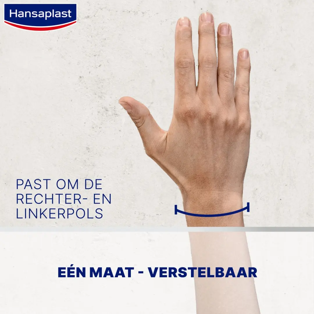 Hansaplast Protective Sport Polsbandage - Zwart
