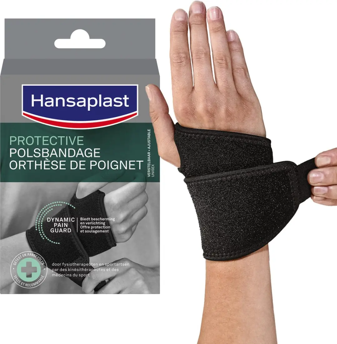 Hansaplast Protective Sport Polsbandage - Zwart - afbeelding 6 van 6