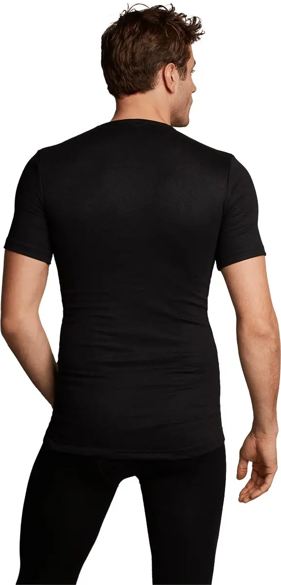 Ten Cate Thermo T-shirt V-hals Heren XXL - Zwart - afbeelding 6 van 6