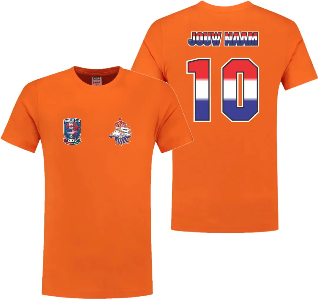 Tricorp Voetbalshirt WK 2026 Oranje