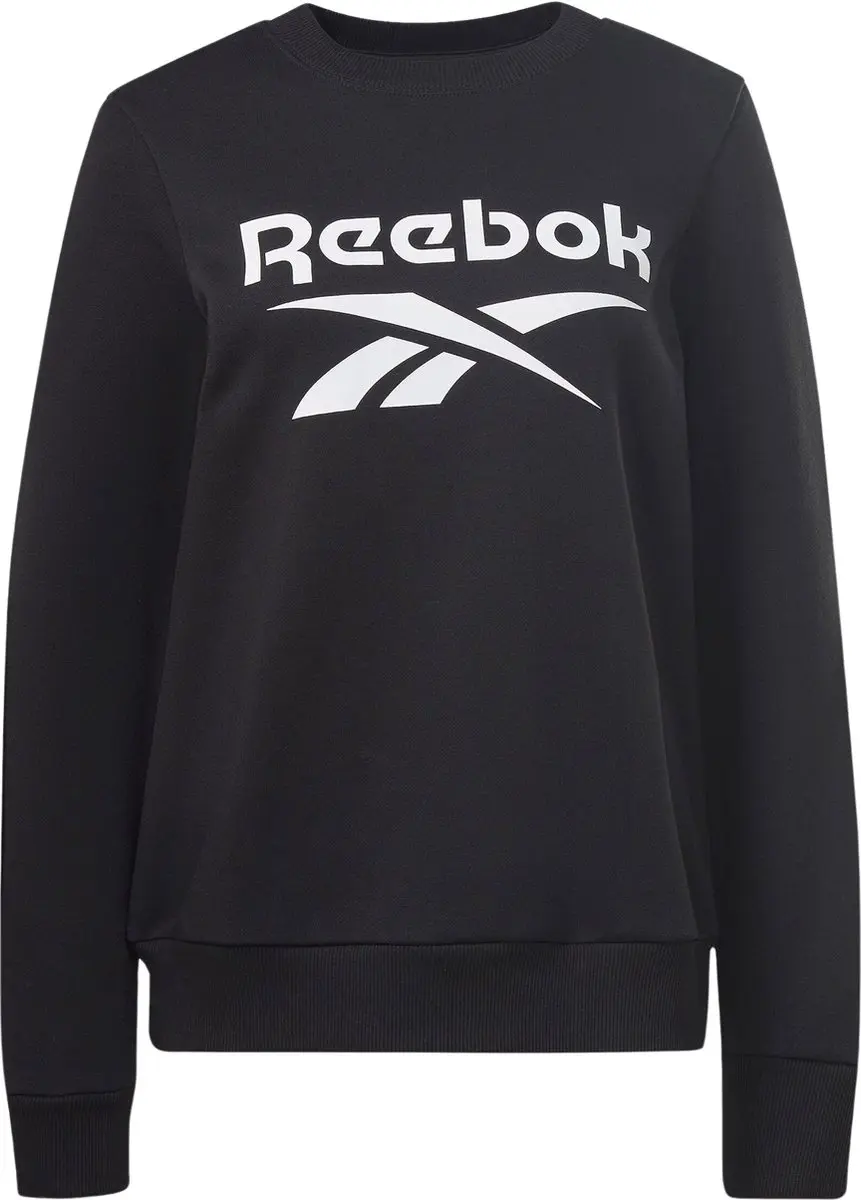 Reebok Identity Fleece Sweater Dames - S - Zwart/Wit