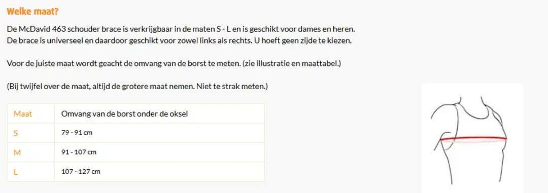 McDavid Schouderbandage L - Zwart