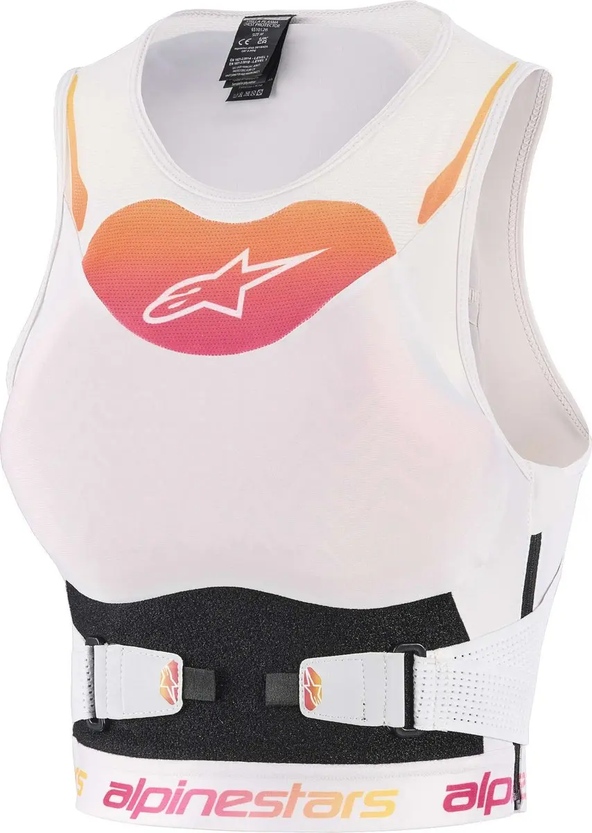 Alpinestars Stella Plasma Dames Beschermshirt L - Zwart/wit