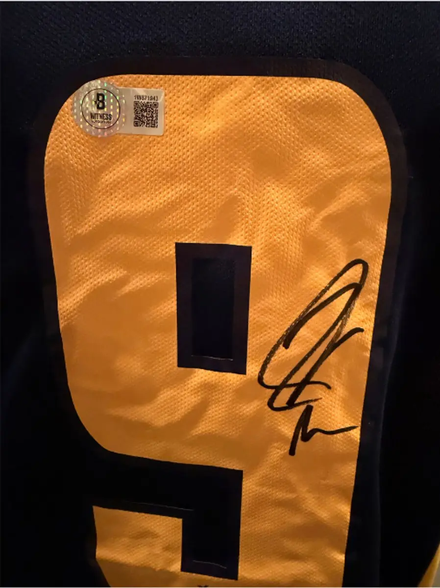 Ajax Zlatan Ibrahimovic 00/01 Uit Shirt - Gesigneerd