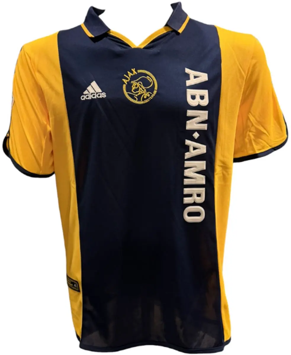 Ajax Zlatan Ibrahimovic 00/01 Uit Shirt - Gesigneerd