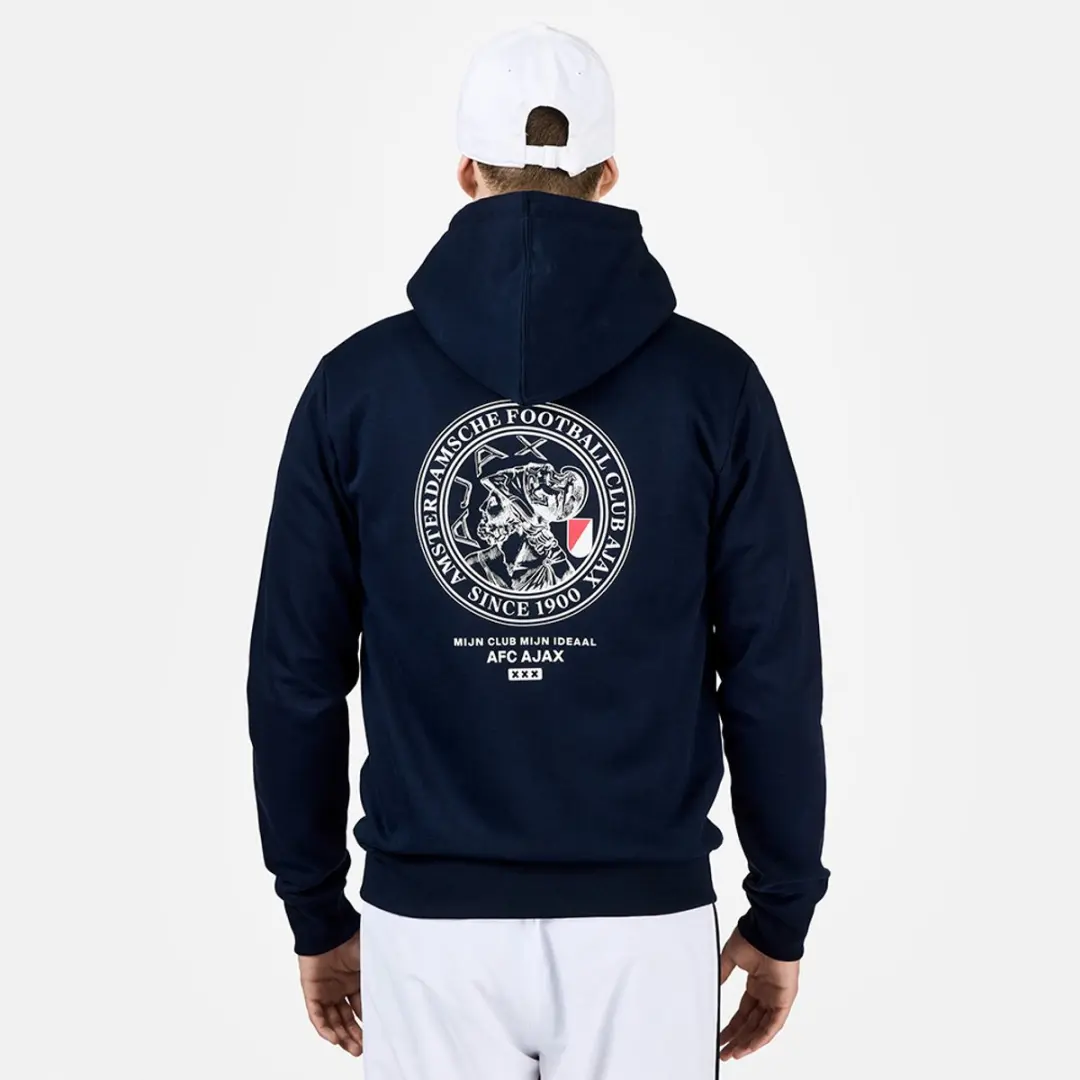 Ajax Sweatvest Navy - Logo Mijn Club