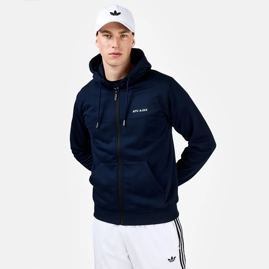 Ajax Sweatvest Navy - Logo Mijn Club