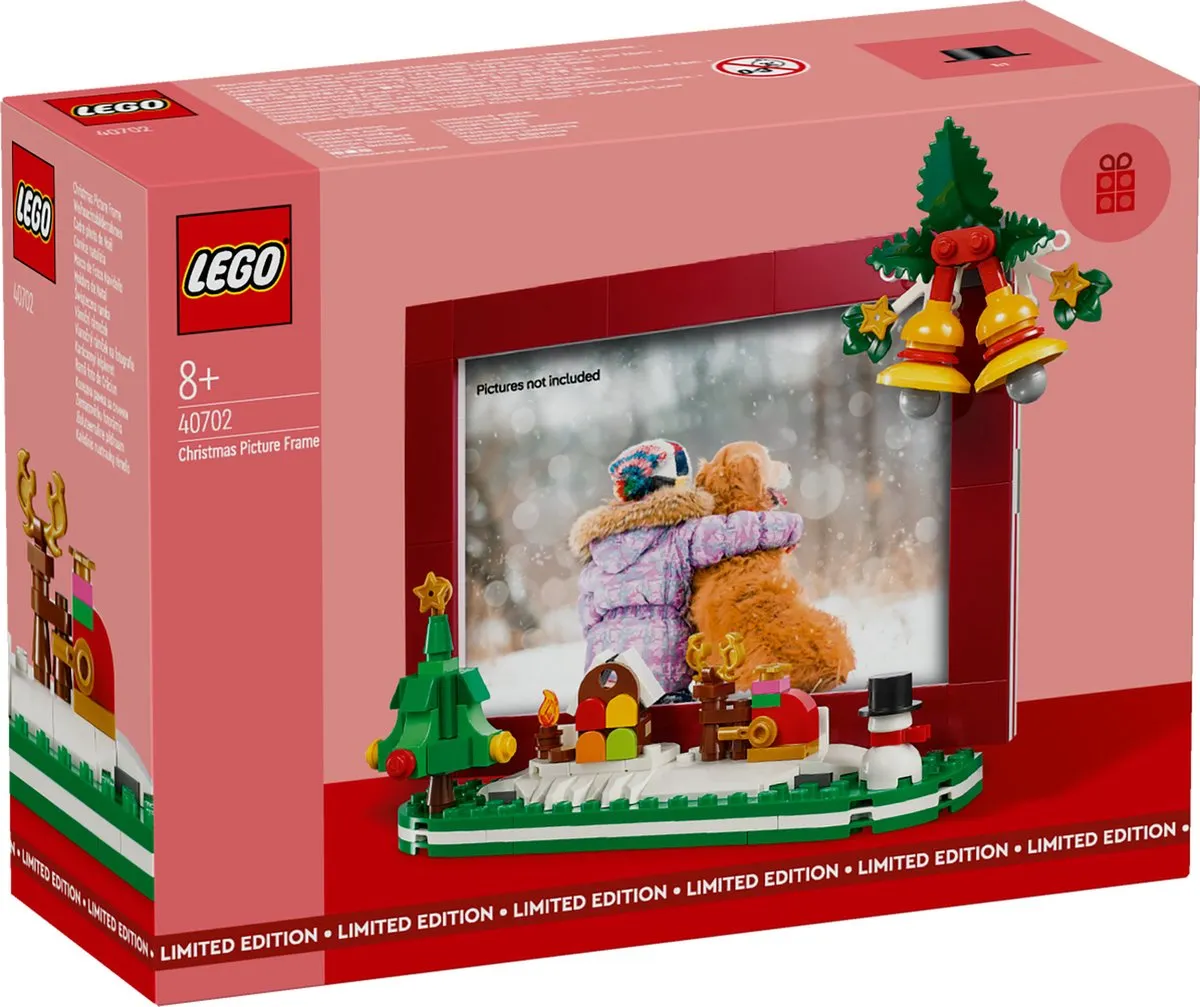 LEGO 40702 Kerst Fotolijst - 209 Stukken - Meerkleurig - afbeelding 6 van 6