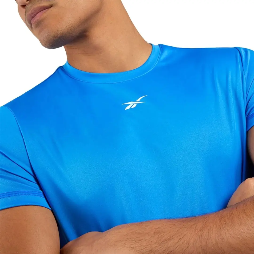 Reebok Tech T-shirt Kort Blauw L