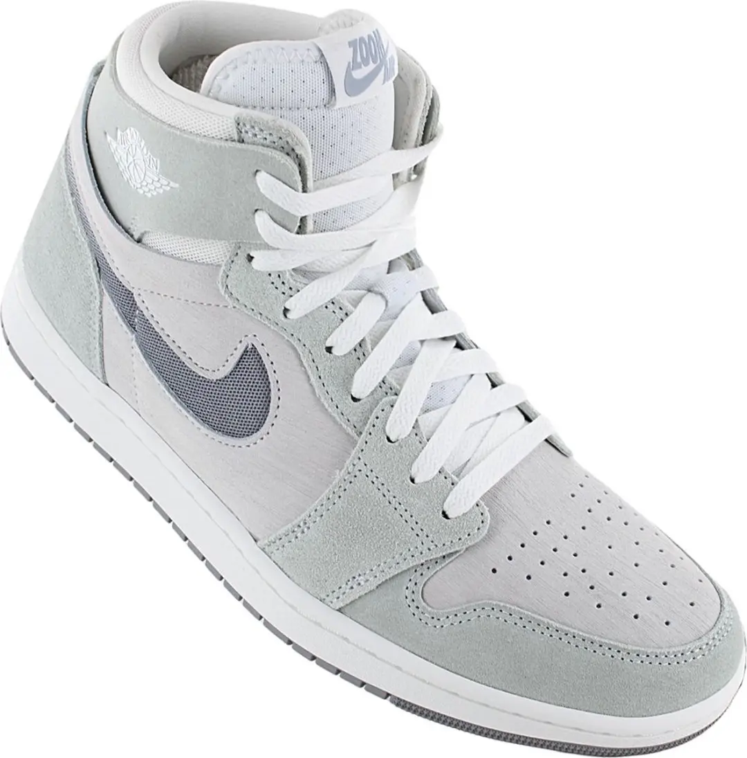 Jordan Air Jordan 1 Mid Zoom CMFT 2 DV1307-101 - Heren Sneakers - Grijs