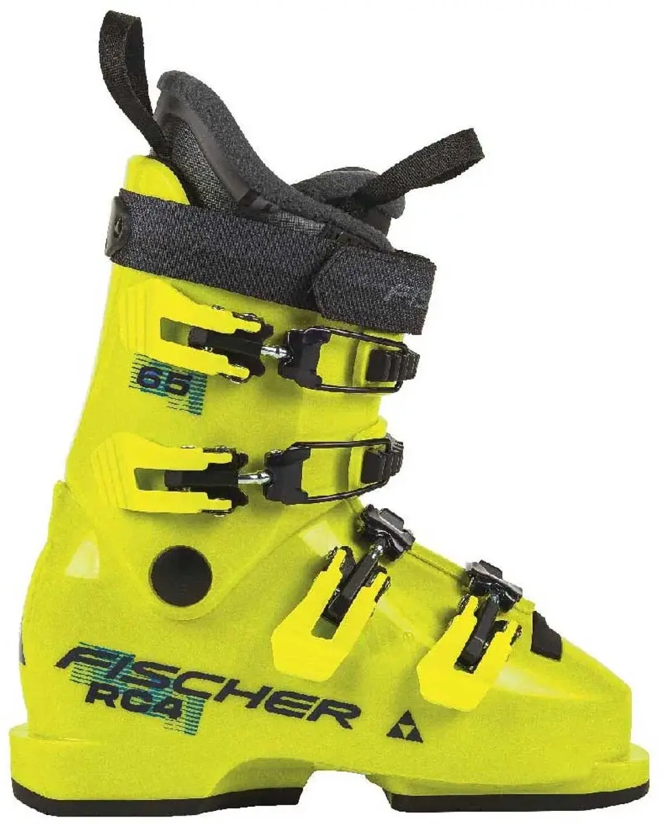 Fischer RC4 65 GW Junior Alpine Skischoenen - 22.5 - Geel