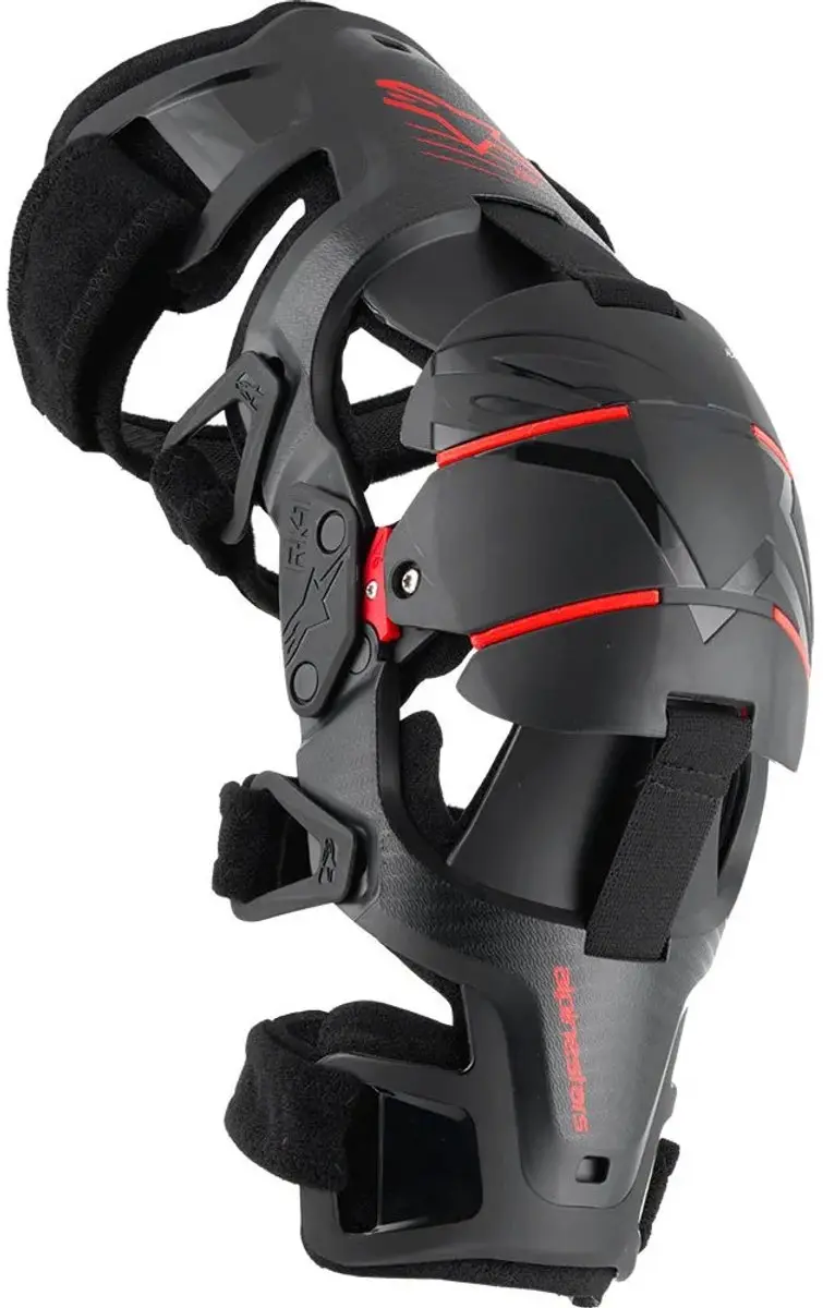 Alpinestars RK-1 Plasma Kniebrace - Zwart/Rood