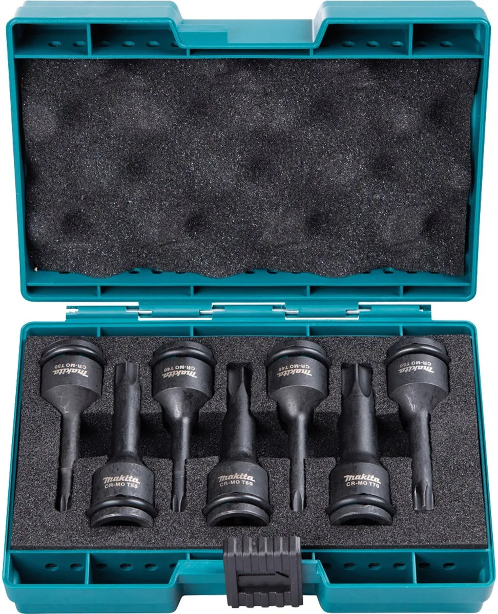 Makita E-23628 Slagmoerset 7-delig - 30-70mm