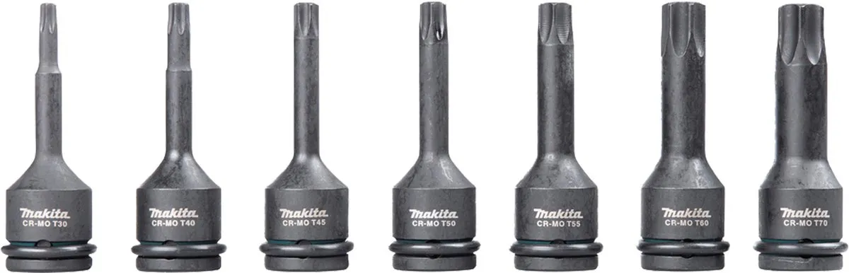 Makita E-23628 Slagmoerset 7-delig - 30-70mm