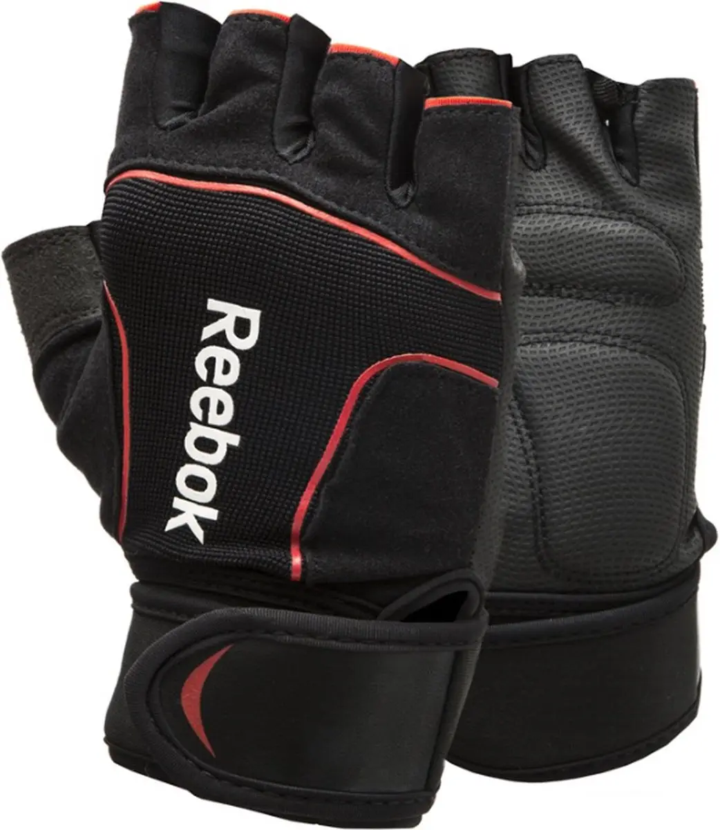 Reebok Fitness Handschoenen L - Zwart