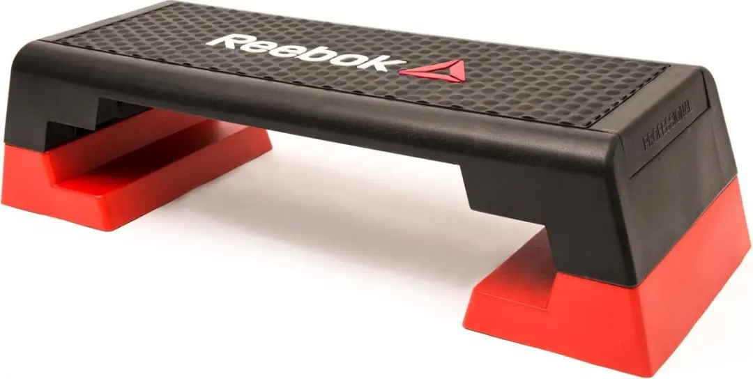 Reebok Studio Step Board L - 3 Hoogtes - Zwart/Rood - afbeelding 6 van 6
