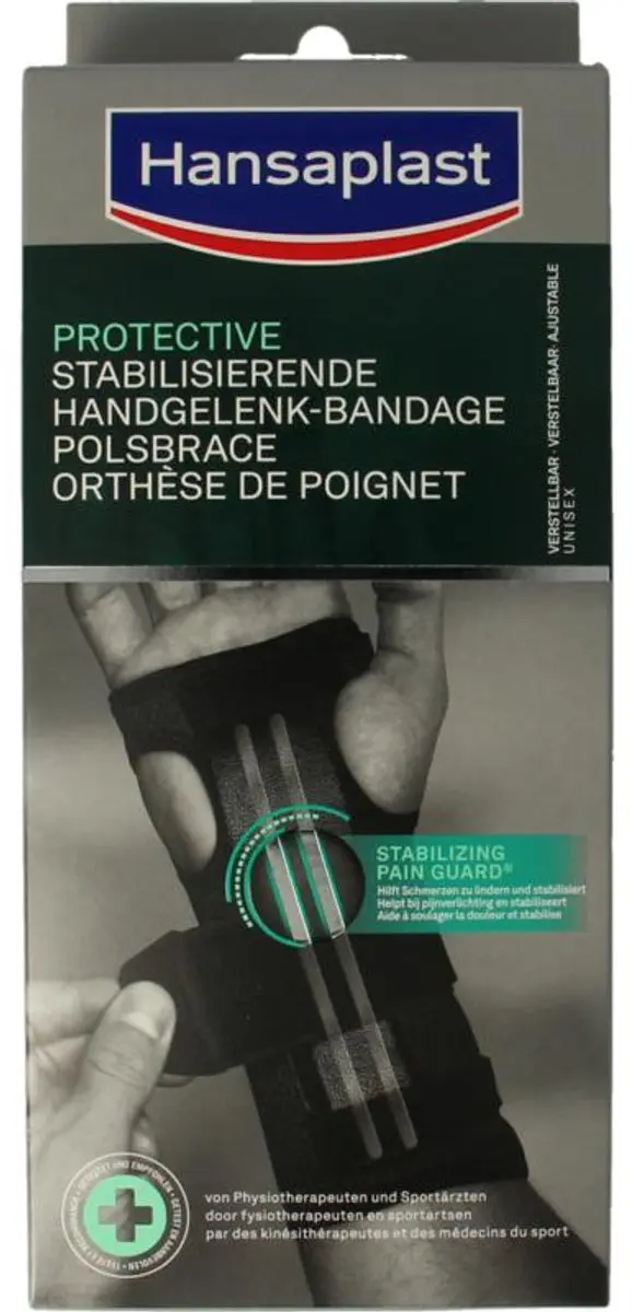 Hansaplast Polsbandage - One Size - Zwart - afbeelding 6 van 6