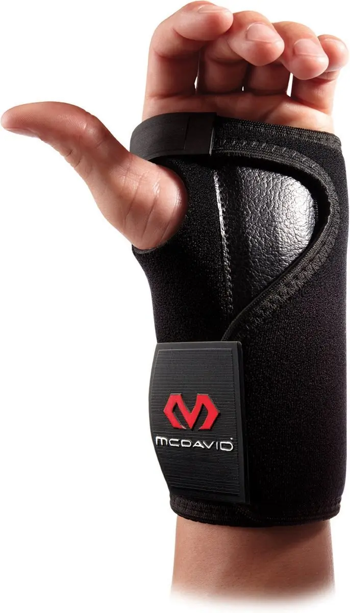 McDavid 454R-R Polsbrace met spalk – Rechts – Zwart - afbeelding 6 van 6