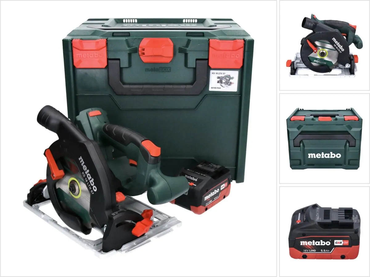 Metabo KS 18 LTX 57 Accu-Cirkelzaag 165mm