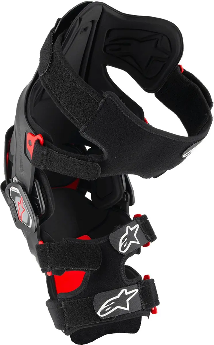 Alpinestars RK-7 Plasma Kniebrace Set - Zwart/Rood