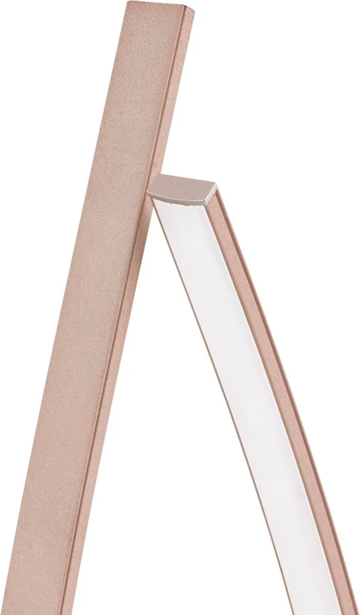 Eglo Palozza Tafellamp LED 38cm - Rozegoud/Wit