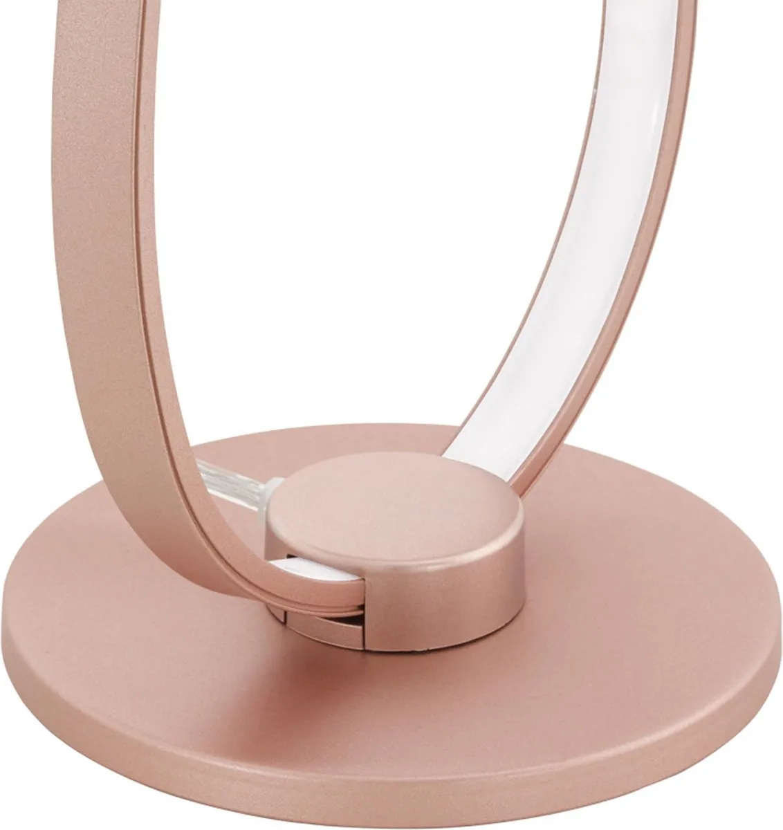 Eglo Palozza Tafellamp LED 38cm - Rozegoud/Wit