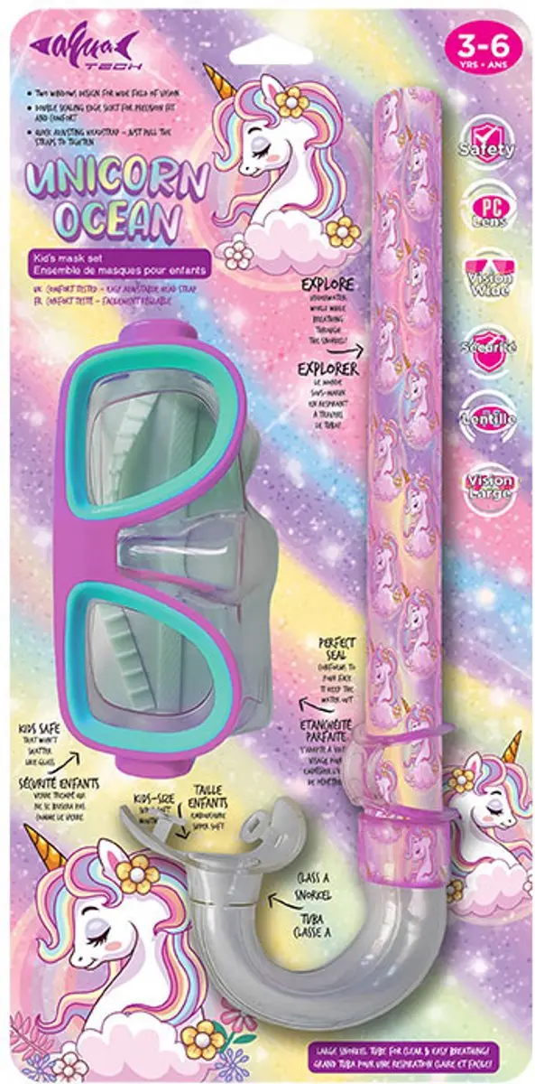 Aquatech Snorkelset Unicorn Ocean