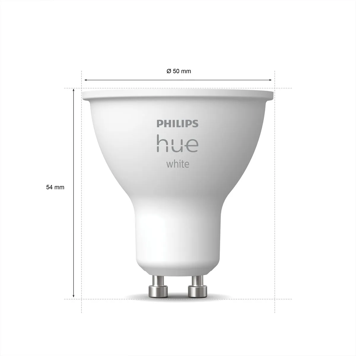 Philips Hue Starterspakket GU10 - 4 Spotjes + Bridge - afbeelding 6 van 6