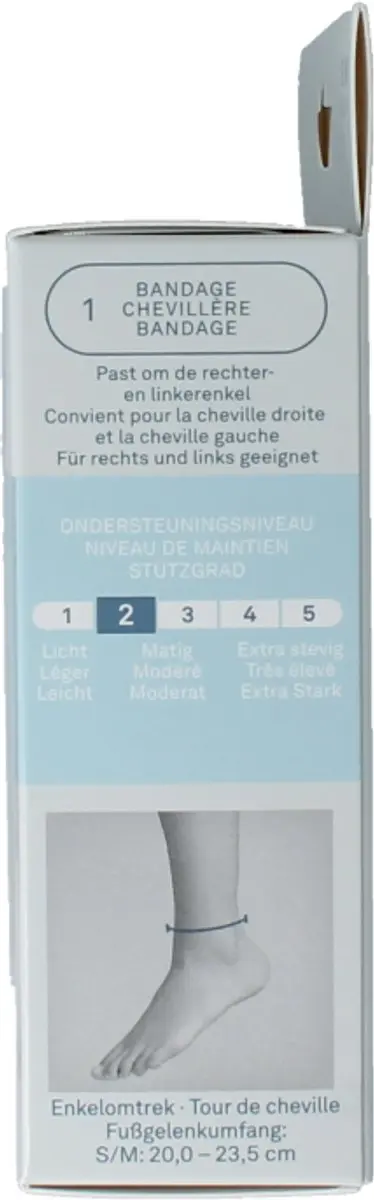 Hansaplast Comfort Enkelbandage S/M - Neutraal