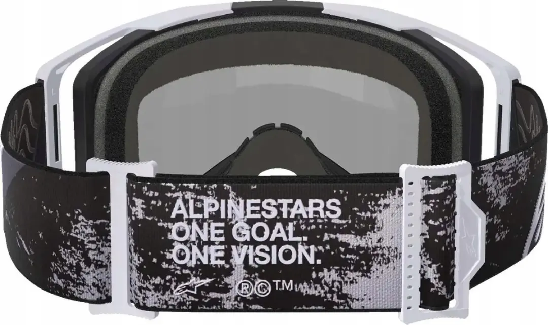Alpinestars Vision 8 Lahnd Motocrossbril - Zwart/Grijs