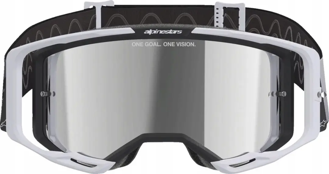Alpinestars Vision 8 Lahnd Motocrossbril - Zwart/Grijs