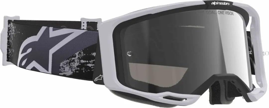 Alpinestars Vision 8 Lahnd Motocrossbril - Zwart/Grijs