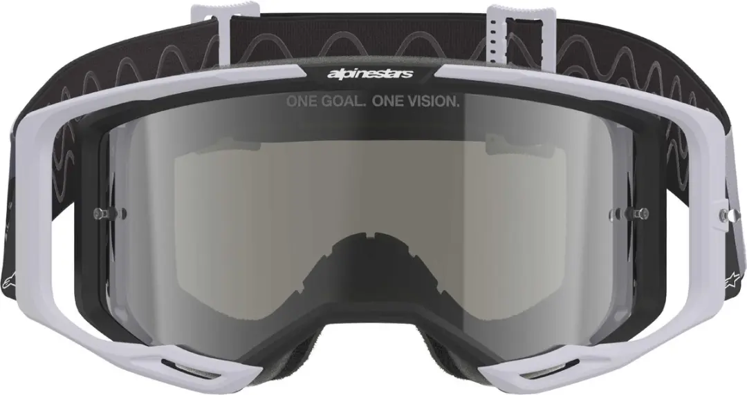 Alpinestars Vision 8 Lahnd Motocrossbril - Zwart/Grijs