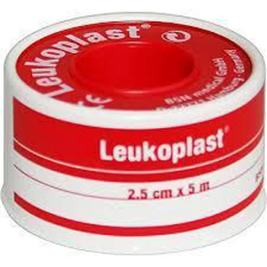 Leukoplast Eurolock Hechtpleister 5m x 2,5cm - Rood - afbeelding 6 van 6