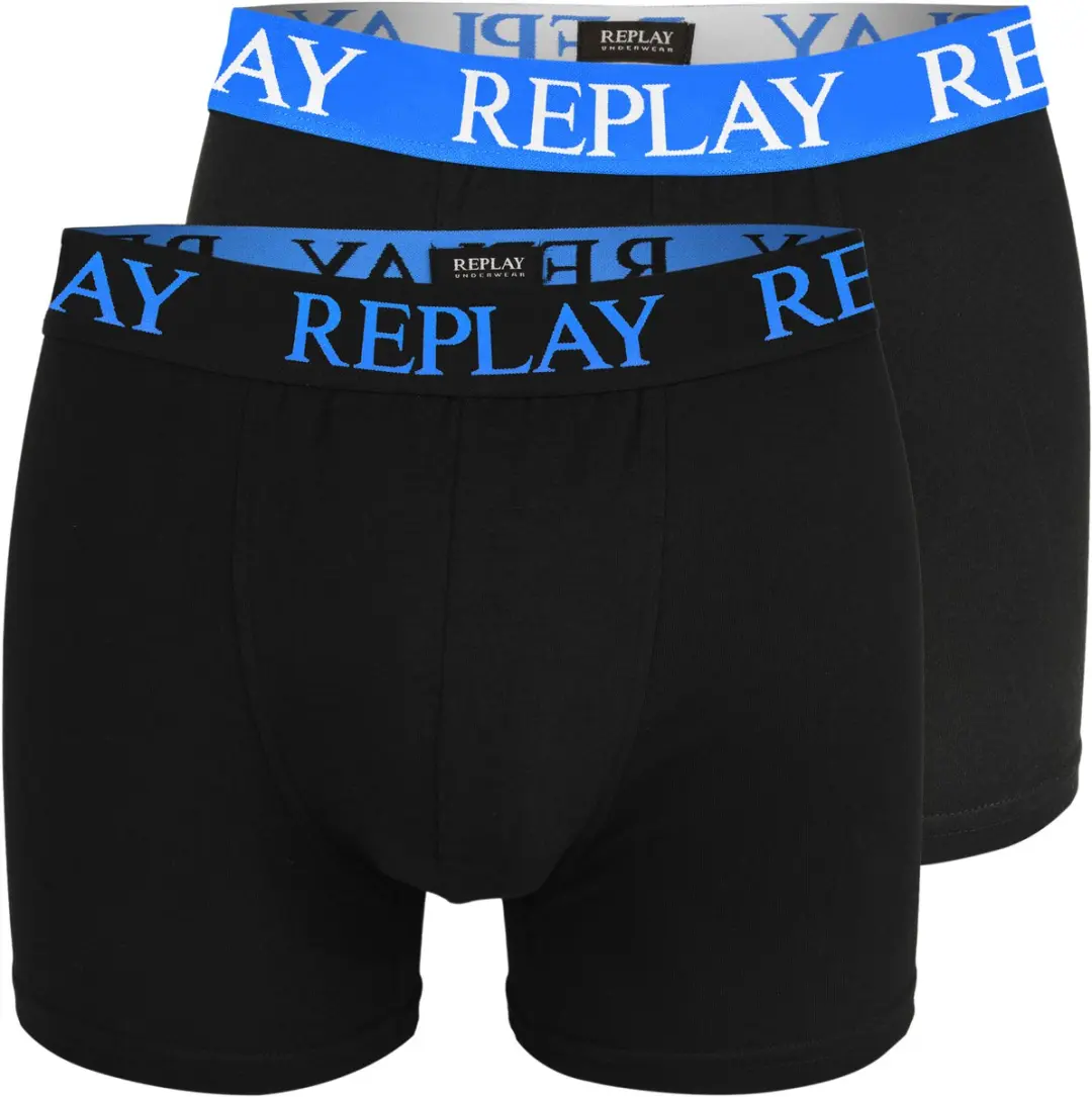 Replay Heren Boxershorts Set 6 Stuks - L - Zwart
