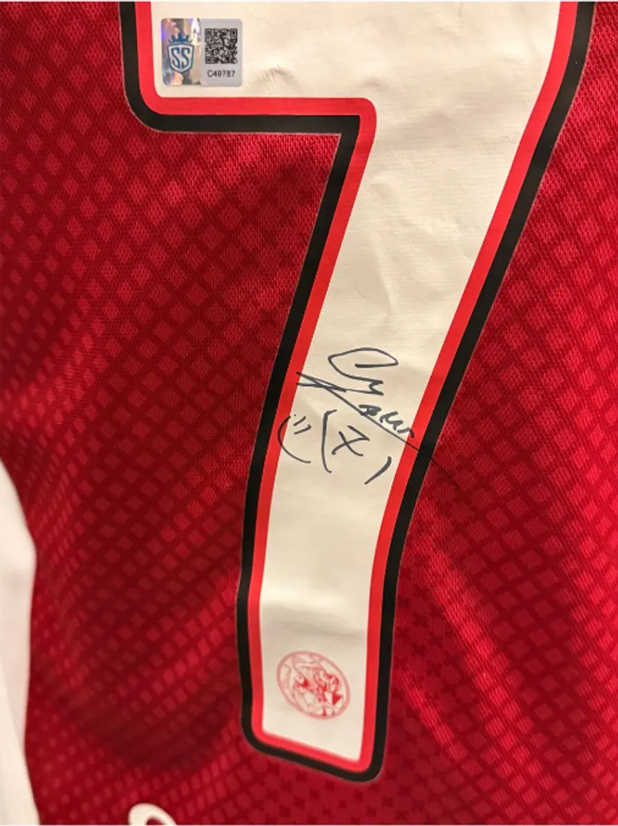 Ajax Maher Carrizo Gesigneerd Thuisshirt 25/26