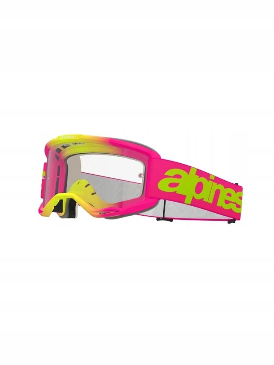 Alpinestars Vision 5 Cross Goggles Geel/Roze