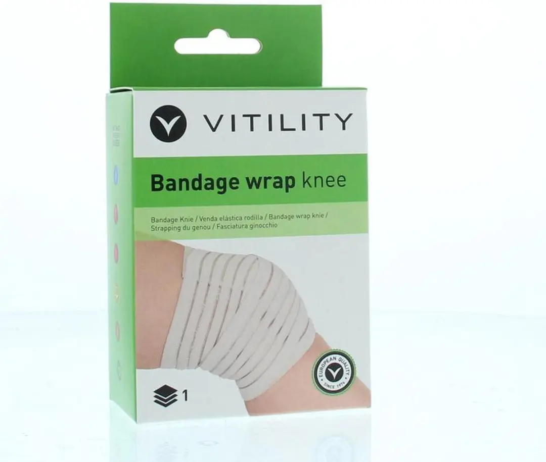 Vitility Knie Sportbandage - Beige