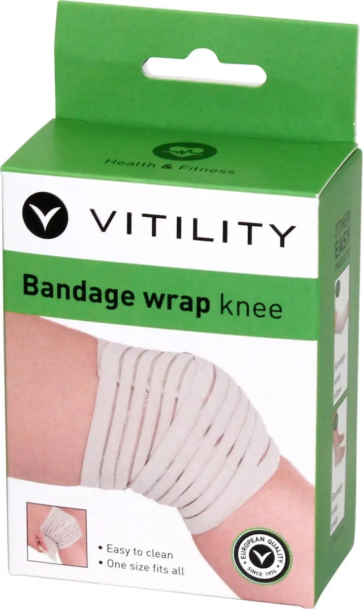 Vitility Knie Sportbandage - Beige
