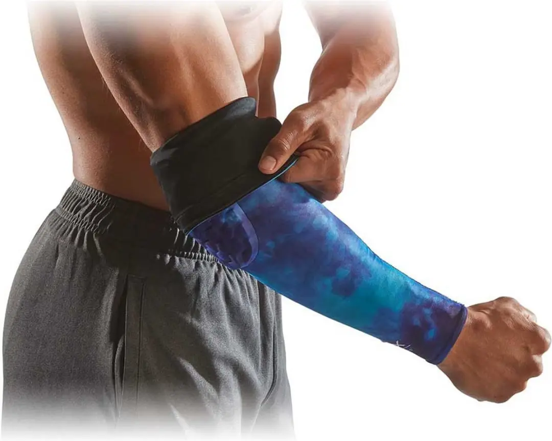 McDavid Hex Reversible Armwarmers - L - Blauw