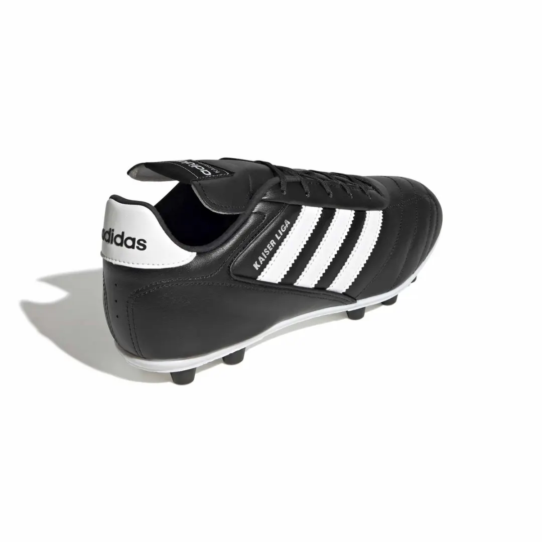 adidas Kaiser Liga 2 Voetbalschoenen FG - Zwart/Wit