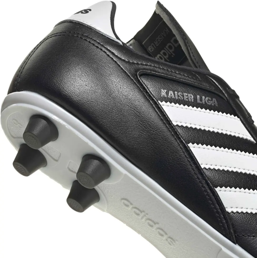 adidas Kaiser Liga 2 Voetbalschoenen FG - Zwart/Wit