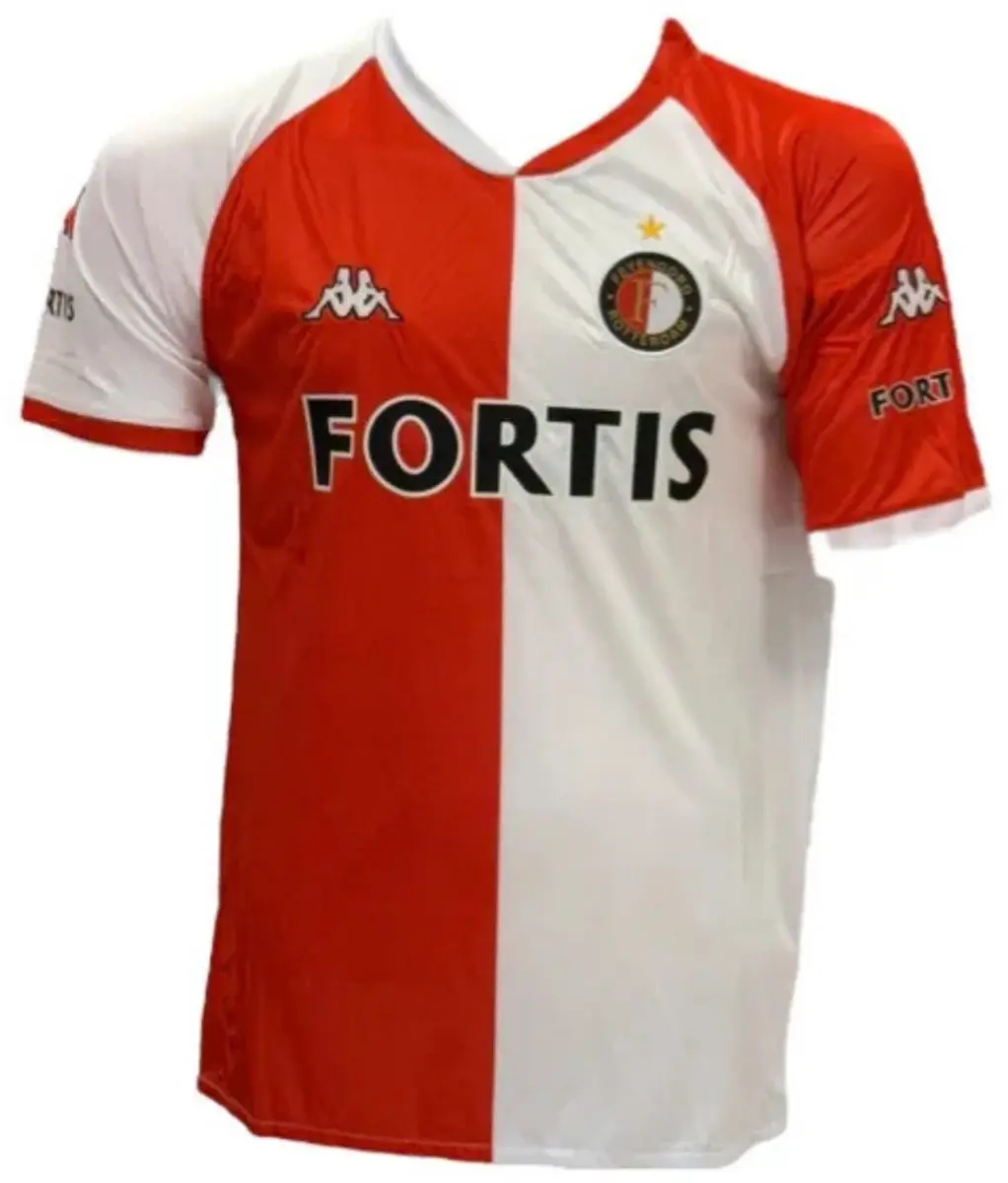 Feyenoord Royston Drenthe Real Madrid 06/07 Thuis Shirt - Gesigneerd