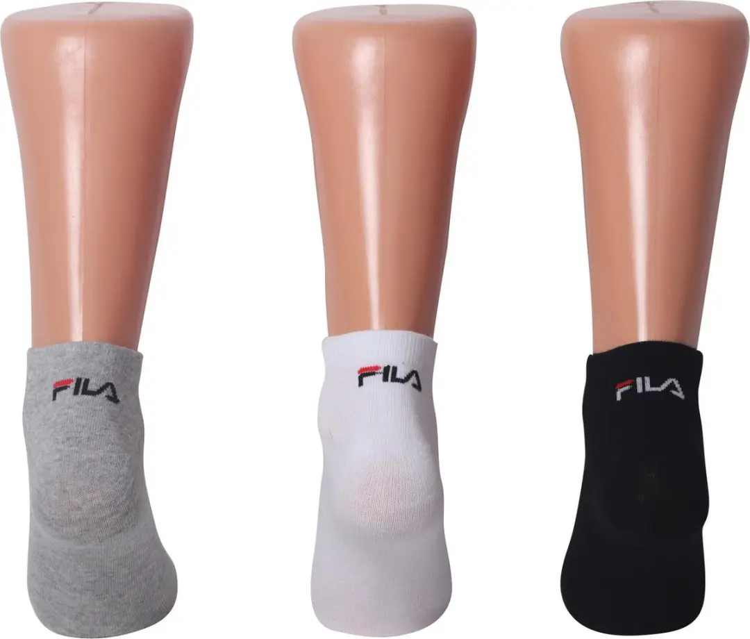 Fila Invisible Socks 3-Pack F9100-700 - 6 Paar - Grijs/Wit/Zwart