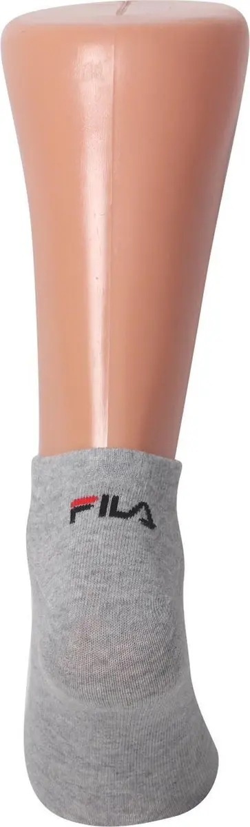 Fila Invisible Socks 3-Pack F9100-700 - 6 Paar - Grijs/Wit/Zwart - afbeelding 6 van 6