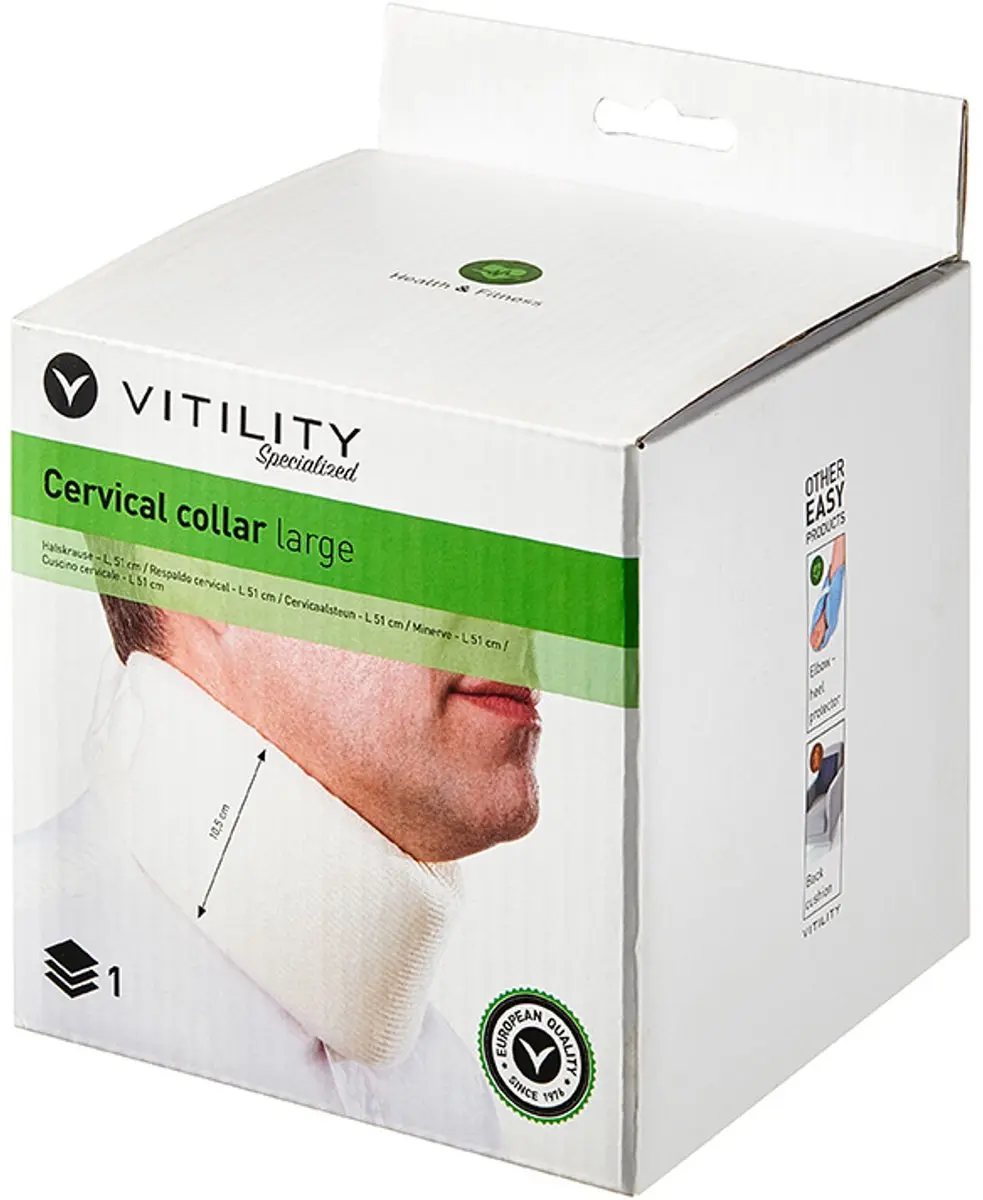 Vitility Cervicaalsteun L 51cm - Beige