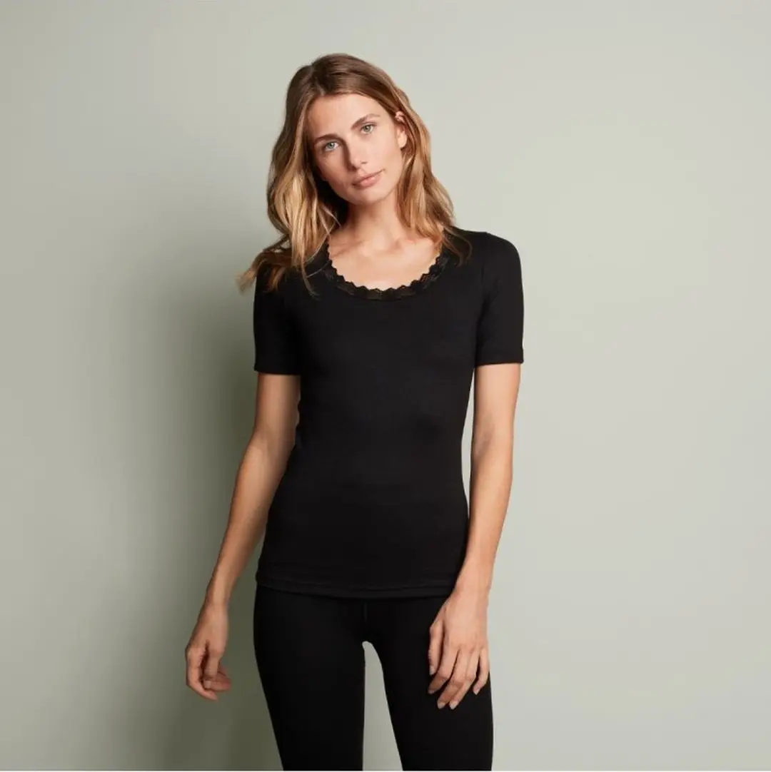 Ten Cate Thermo T-shirt Kant Snow White Dames - Maat L