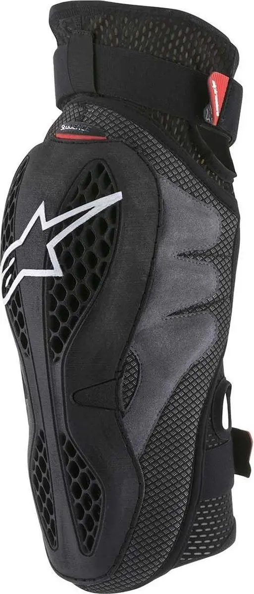 Alpinestars Sequence Kniebeschermer - S - Zwart/Rood