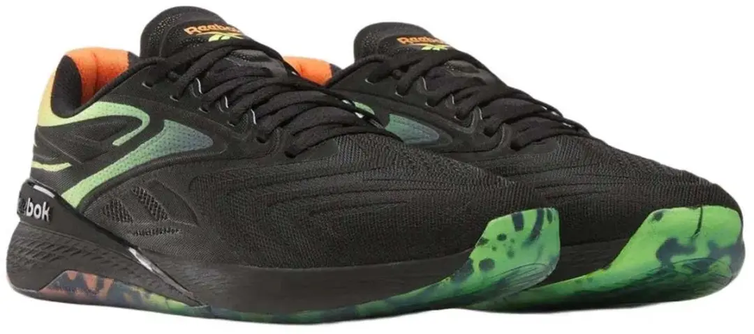 Reebok Nano X5 Edge Schoenen - 44 - Zwart/Aréna Orange/Digital Lime